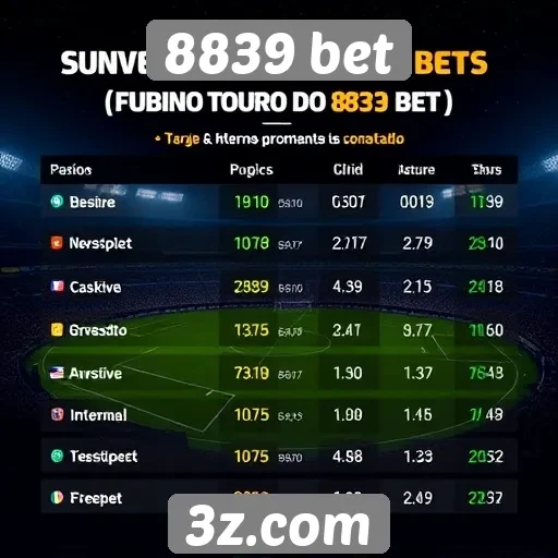 Expectativas sobre o futuro do 8839 bet